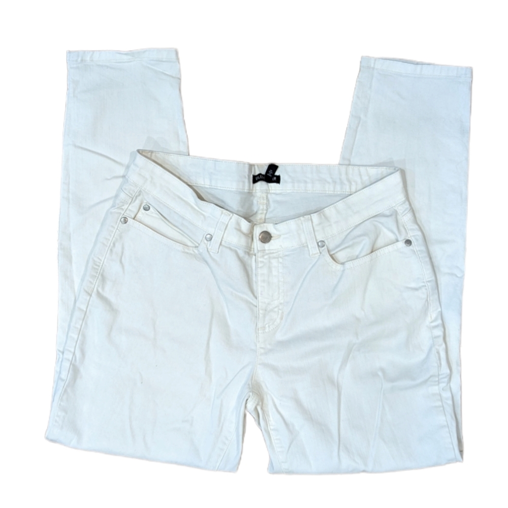 Eileen Fisher Organic Cotton Stretch Denim Undyed Natural Jeans